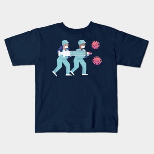 Nurses Fighting Coronavirus Kids T-Shirt